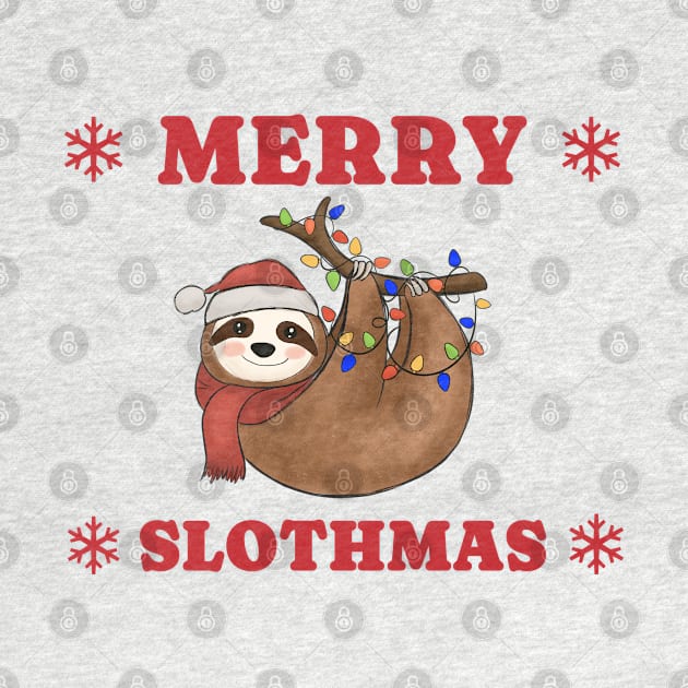 Merry Slothmas Christmas Lights by VisionDesigner